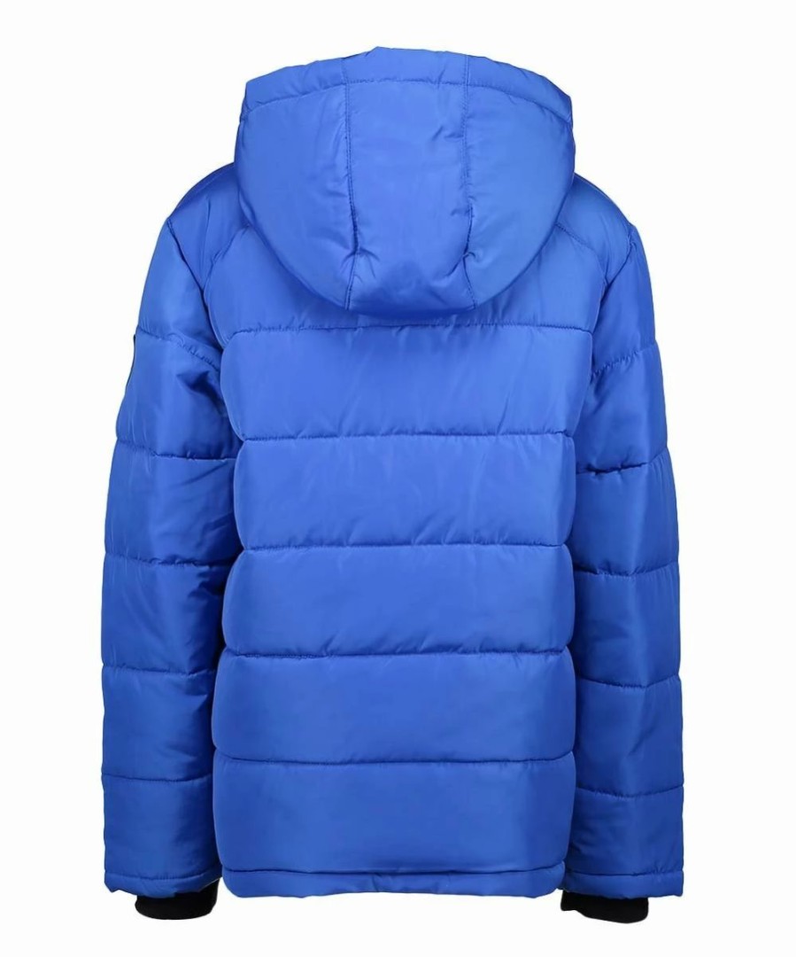 Clothing | * Top 10 Dkny Blue Royale Logo Tape Puffer Jacket Boys For Kids