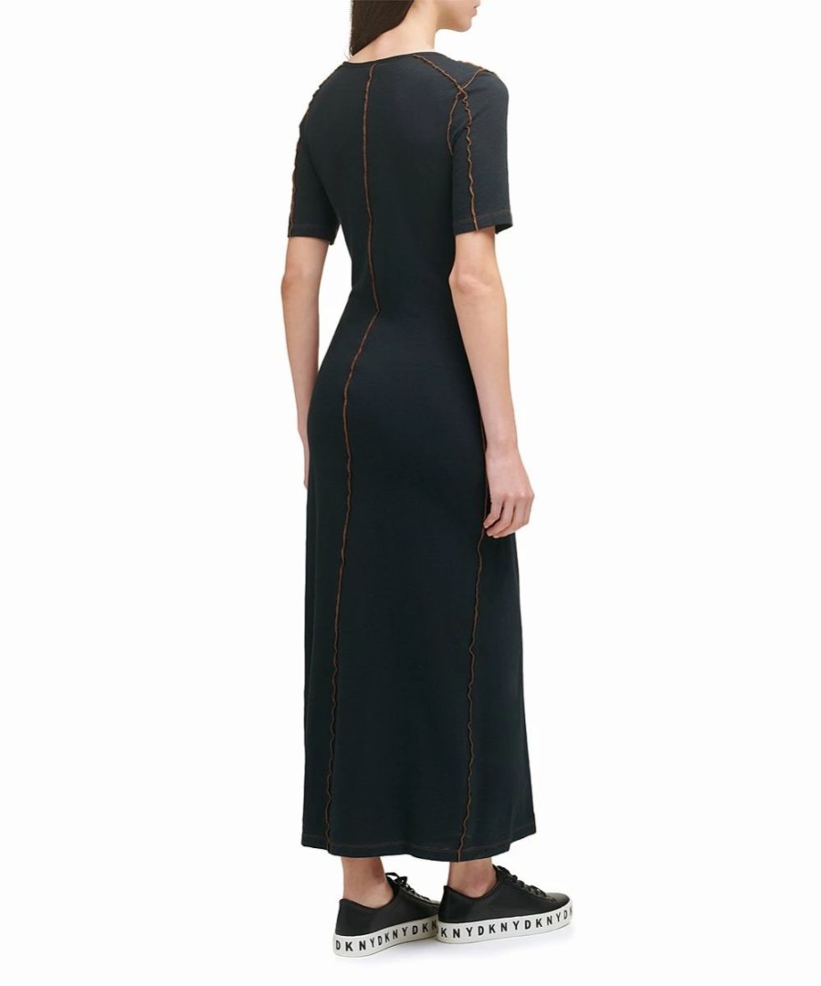 Clothing | * Deals Dkny Black T-Shirt Dress Women