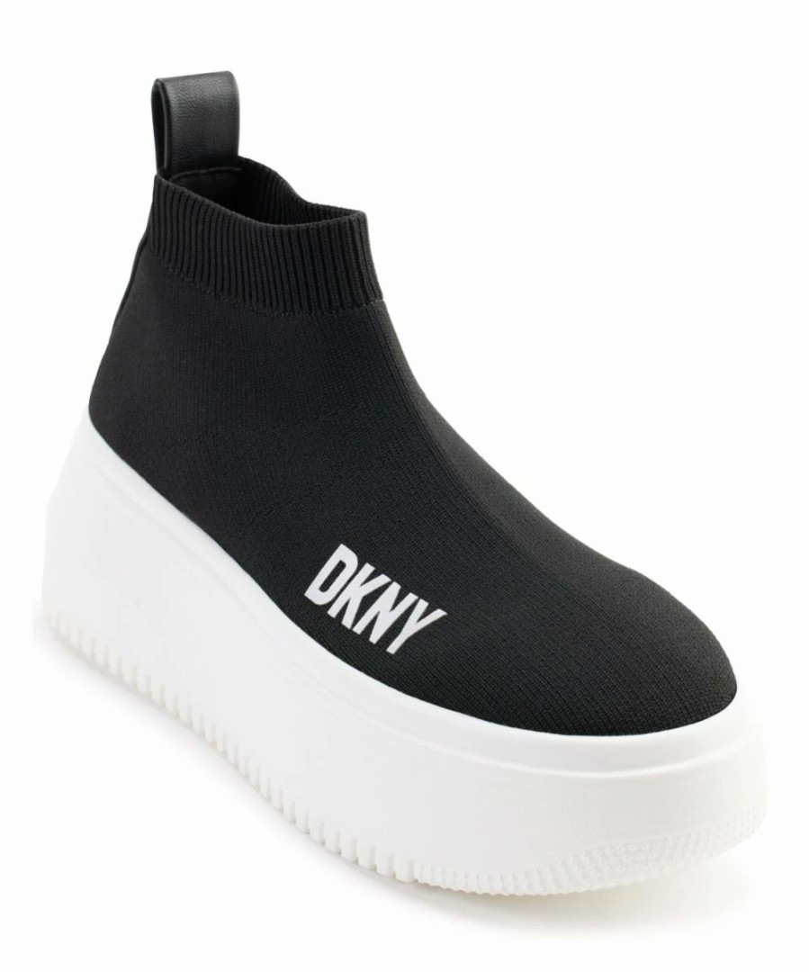 Shoes | * Coupon Dkny Black Mada Platform Slip-On Sneaker Women