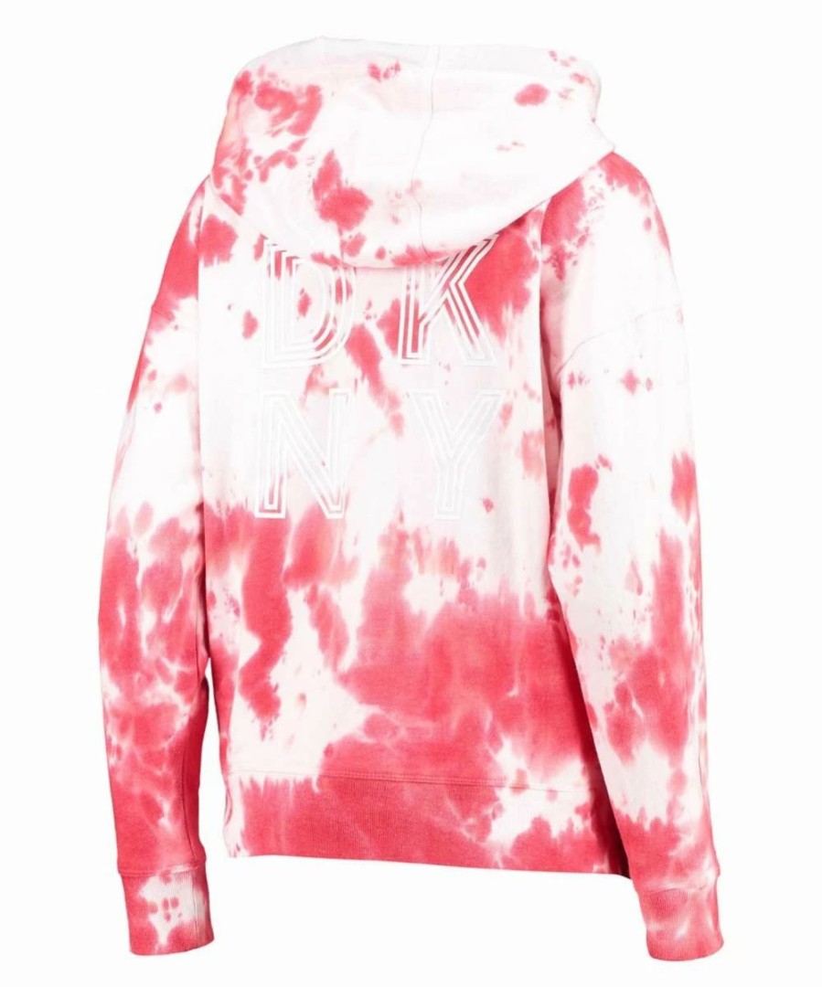 Clothing | * Best Reviews Of Dkny Sport Detroit Wings Dakota Tie-Dye Oversize Half-Zip Hoodie Women