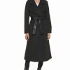 Clothing | * Brand New Dkny Black Belted Wool-Blend Trench Coat Women & Juniors