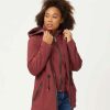 Clothing | * Cheapest Dkny Maroon Zip-Up Anorak Women