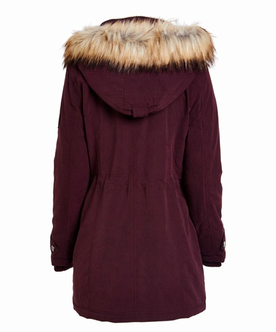 Clothing | * Best Reviews Of Dkny Pinot Faux Fur-Trim Micro-Twill Hooded Parka Women & Juniors