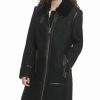 Clothing | * Deals Dkny Black Boucle Wool-Blend Buckle-Collar Coat Women & Juniors