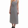 Clothing | * Coupon Dkny Ivory & Black Twist Sleeveless Dress Women