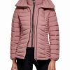 Clothing | * Coupon Dkny Rosewood Pink Hooded Double-Zip Packable Puffer Coat Women