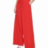 Clothing | * Wholesale Dkny Poppy Red Drawstring Wide-Leg Pants Women