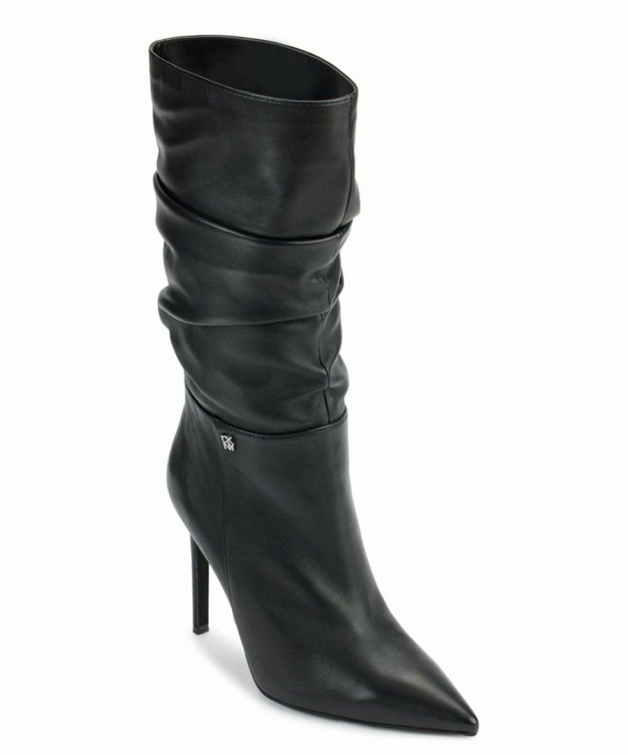 Shoes | * Promo Dkny Black Maliza Slouchy Boot Women