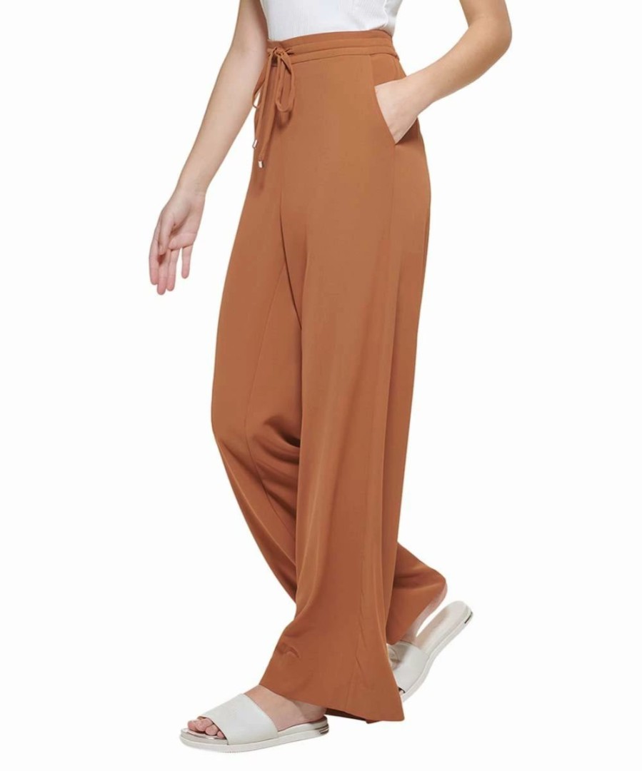 Clothing | * New Dkny Nutmeg Drawstring Wide-Leg Pants Women