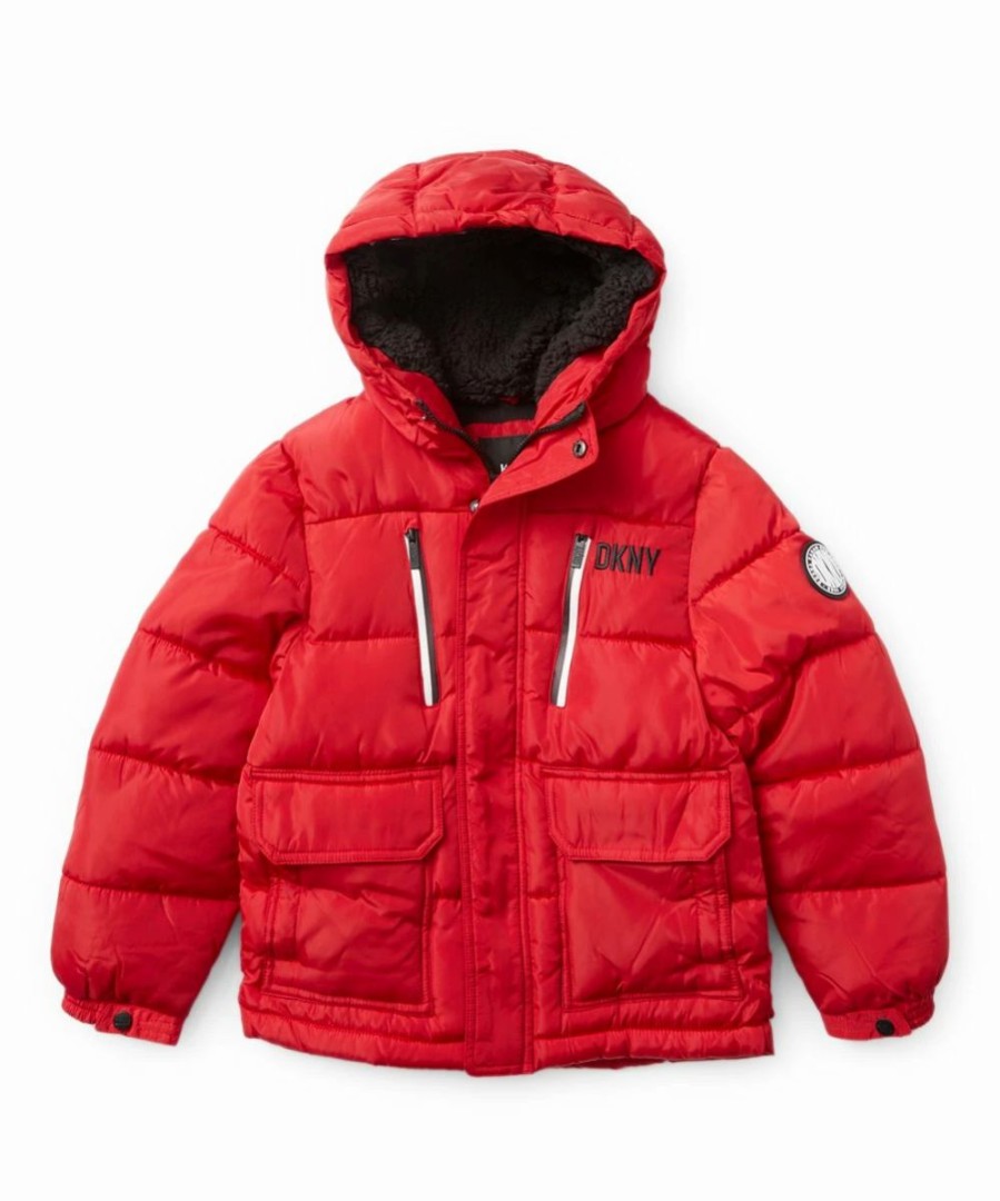 Clothing | * Top 10 Dkny Red Puffer Jacket Boys For Kids