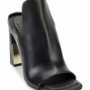 Shoes | * Hot Sale Dkny Black Ritzy Leather Peep-Toe Heeled Sandal Women