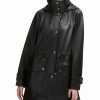 Clothing | * Best Sale Dkny Black Button-Up Anorak Women