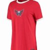 Clothing | * Deals Dkny Sport Washington Capitals Charlotte Tri-Blend Ringer Tee Women