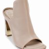 Shoes | * Best Pirce Dkny Light Toffee Ritzy Leather Peep-Toe Heeled Sandal Women