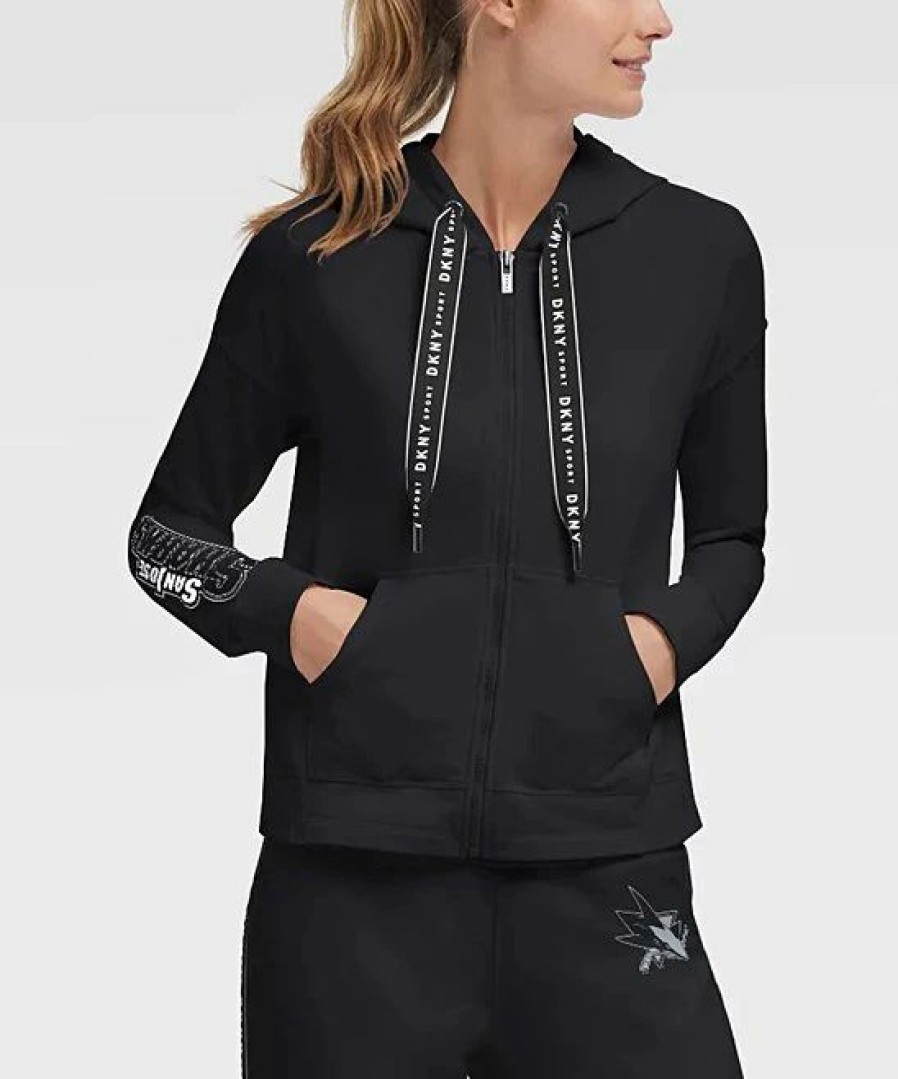 Clothing | * Best Reviews Of Dkny Sport San Jose Sharks Zoey Zip-Up Hoodie Women