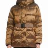 Clothing | * Discount Dkny Marigold Belted Short Puffer Coat Plus For Women