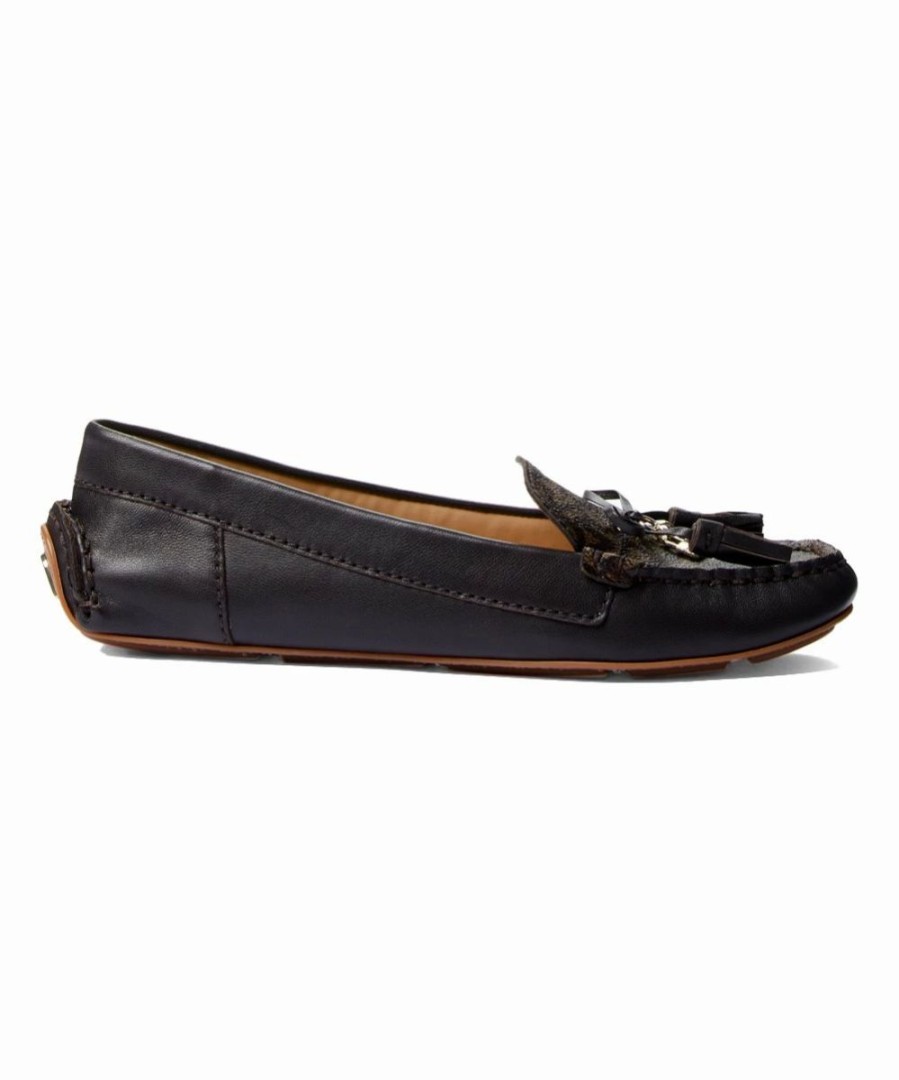 Shoes | * Wholesale Dkny Brown Lacey Leather Loafer Women