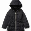 Clothing | * Best Pirce Dkny Black Reversible Puffy Jacket Girls For Kids