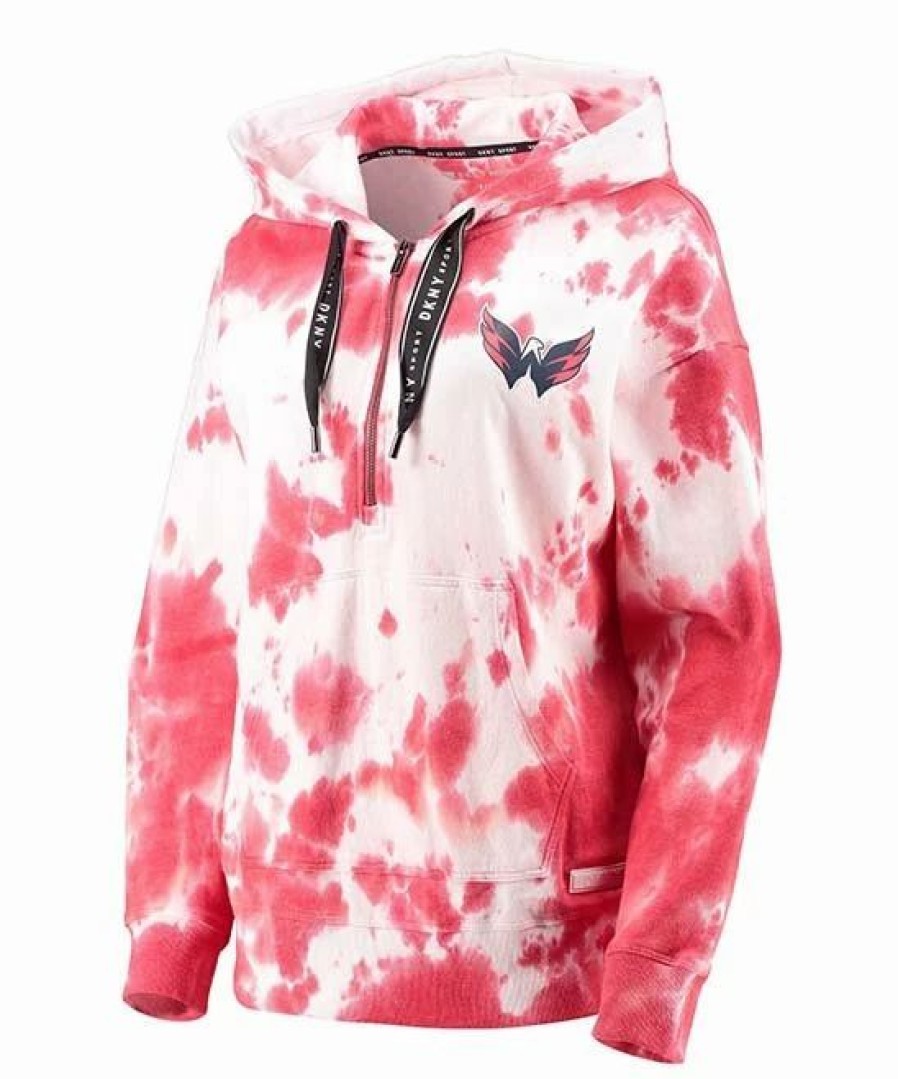 Clothing | * Best Deal Dkny Sport Washington Capitals Dakota Zip-Front Hoodie Women