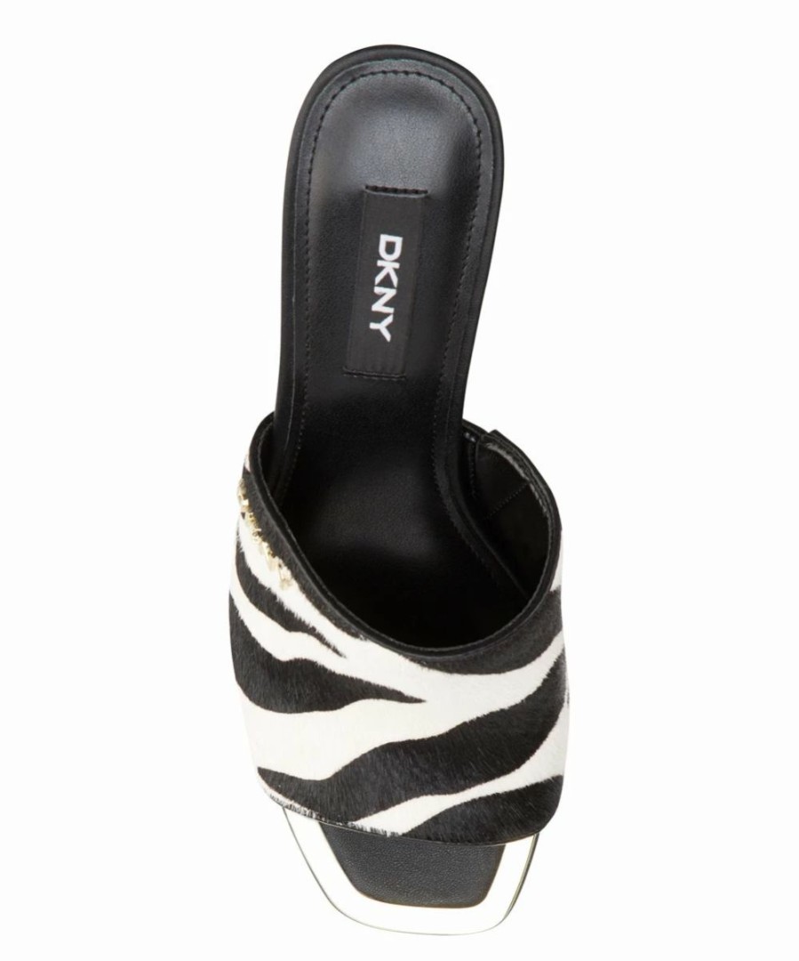 Shoes | * Cheapest Dkny Black & White Zebra Bronx Heeled Sandal Women