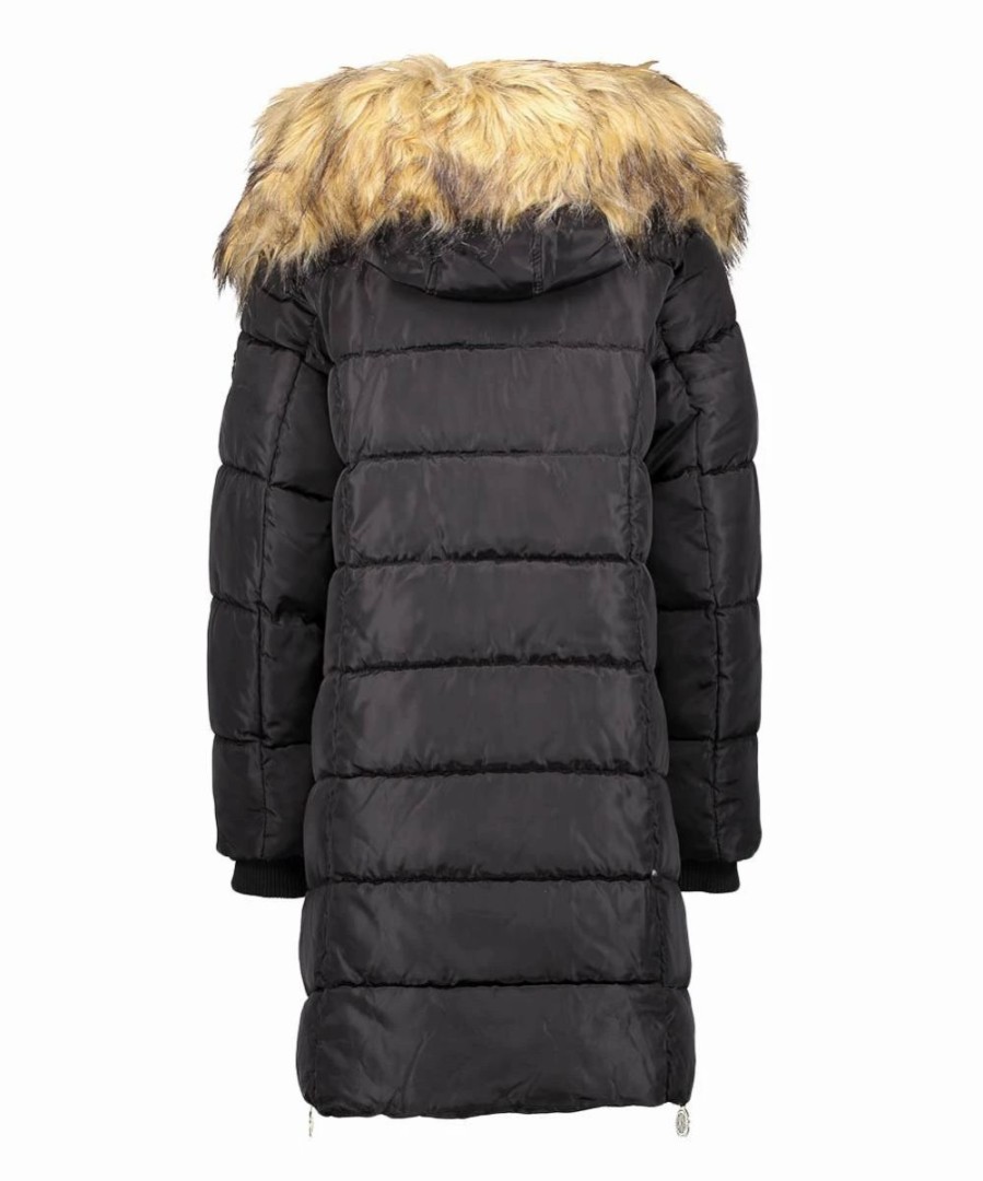 Clothing | * Best Sale Dkny Black Long Puffer Coat Girls For Kids