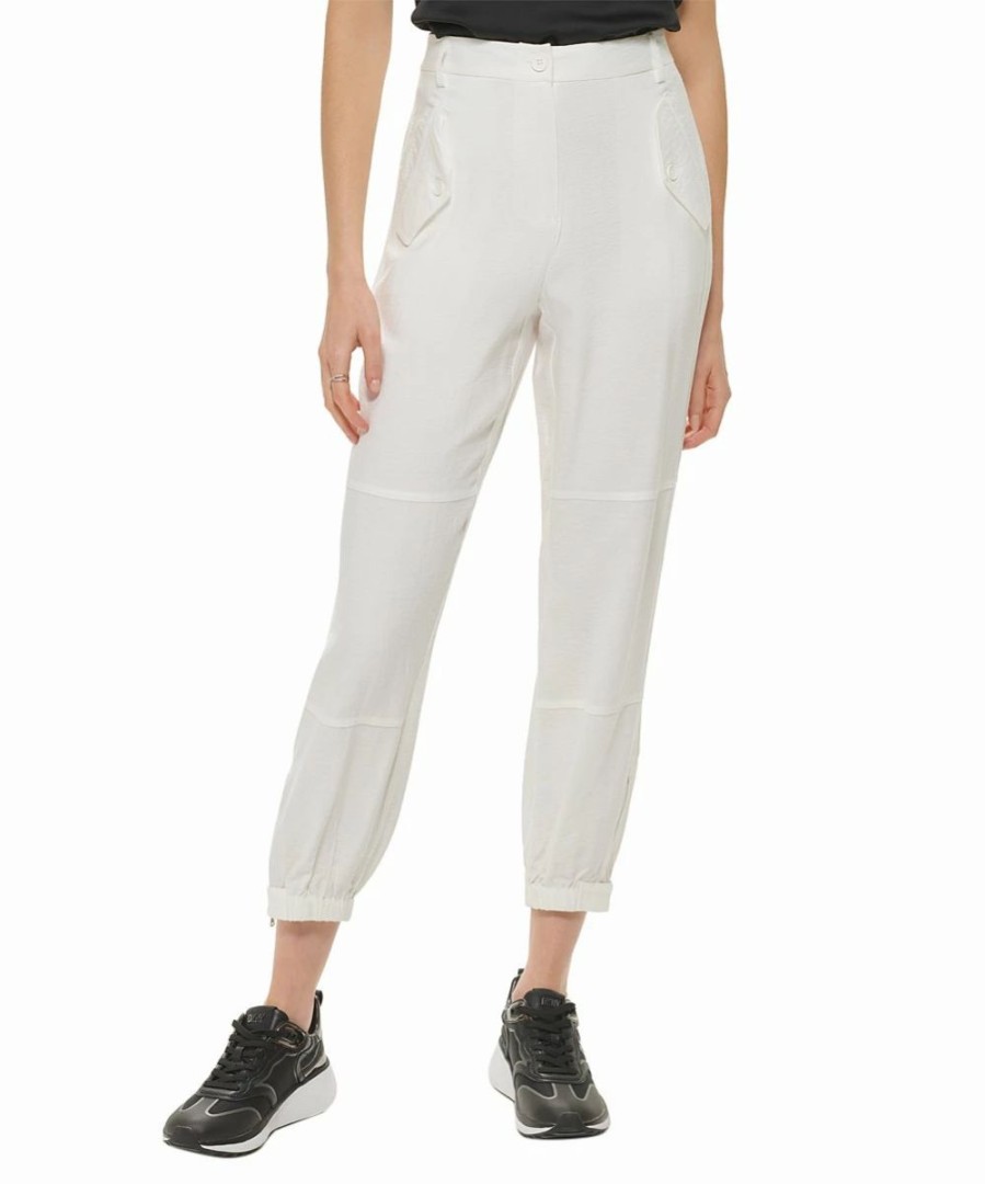 Clothing | * Brand New Dkny Ivory Cargo Pants Women