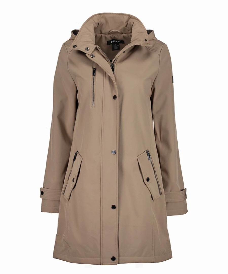 Clothing | * Deals Dkny Mushroom Velboa Lined Coat Women