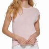 Clothing | * Best Sale Dkny Fresh Pink Sleeveless Sweater Women