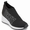 Shoes | * Discount Dkny Black & White Pavi Slip-On Wedge Sneaker Women