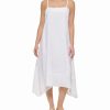 Clothing | * Buy Dkny White Sleeveless Sidetail Maxi Dress Women