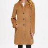 Clothing | * Best Deal Dkny Camel Notch-Collar Wool-Blend Coat Women