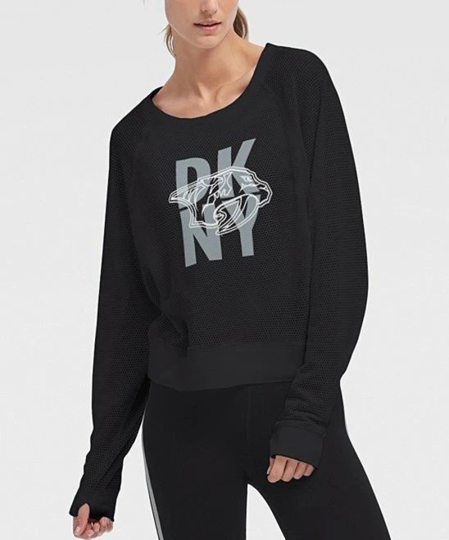 Clothing | * Budget Dkny Sport Nashville Predators Suzy Sweatshirt Women