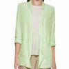 Clothing | * Brand New Dkny Lazer Green Scrunch-Sleeve Notch-Collar Blazer Women