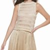 Clothing | * Best Sale Dkny Muslin Open-Weave Sleeveless Top Women